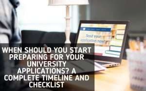 Preparing University Applications