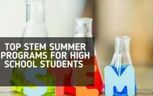 Students participating in a hands-on STEM summer program with guidance from QFS mentors.