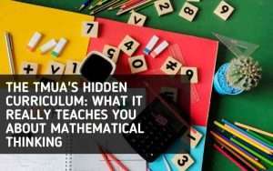 Teacher explaining TMUA hidden curriculum topics to students