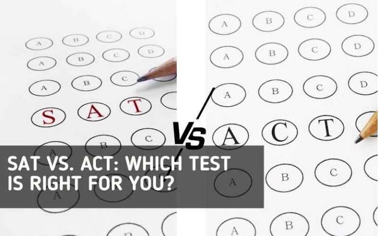 Tutor explaining SAT vs ACT strategies to high school students