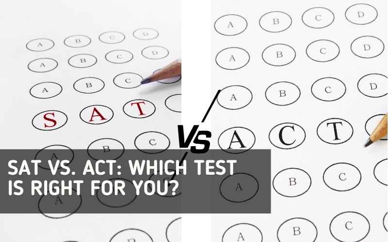 Tutor explaining SAT vs ACT strategies to high school students