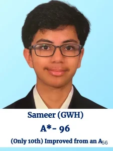 IGCSE online tutoring student success – Quest for Success