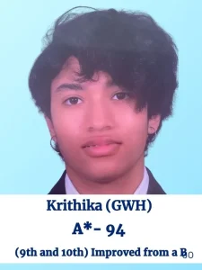 A Level exam preparation results – Quest for Success