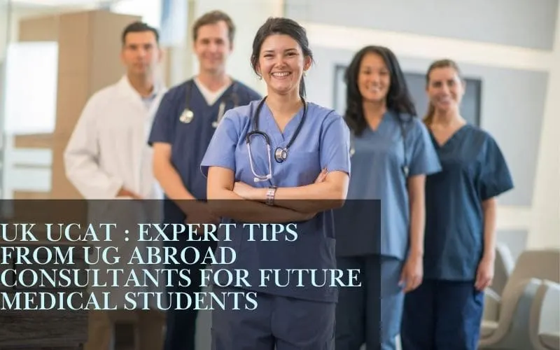 Student preparing for UK UCAT 2025 exam with guidance from UG abroad counsellors