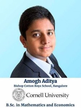 QFS student celebrating successful admission to a leading international university