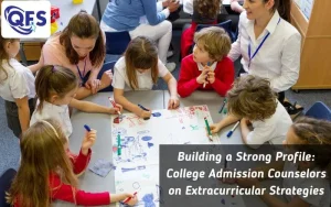 College counselors guiding students on how extracurriculars strengthen applications