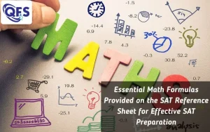 SAT preparation with math formulas from the SAT formula reference sheet for digital success