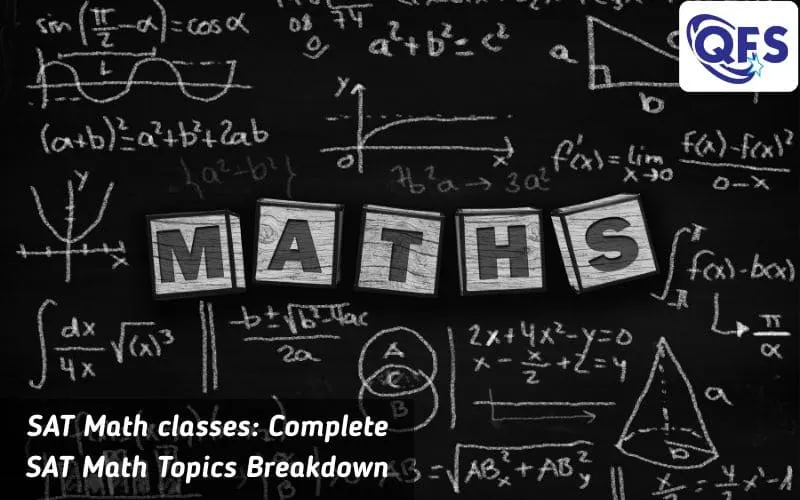Student focused on SAT Math preparation with practice test and calculator
