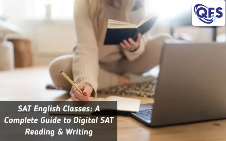 Students preparing for Digital SAT Reading and Writing in SAT English classes at QFS