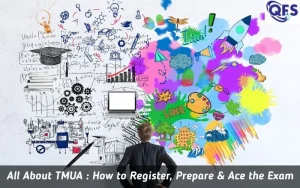 Student preparing for the TMUA exam through online TMUA classes at QFS