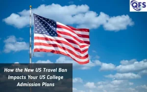 International student preparing for US college admission amid new travel policies