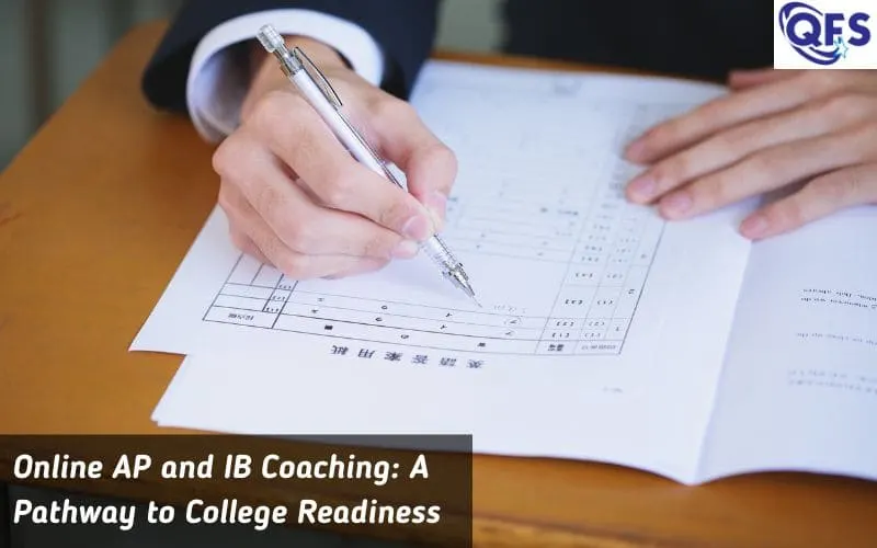 Students attending online AP and IB coaching session with QFS for college readiness