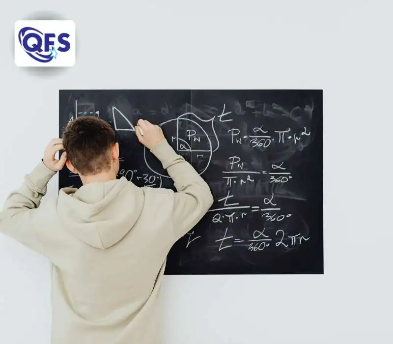 IB Math tutor teaching problem-solving and concepts to students at Quest For Success