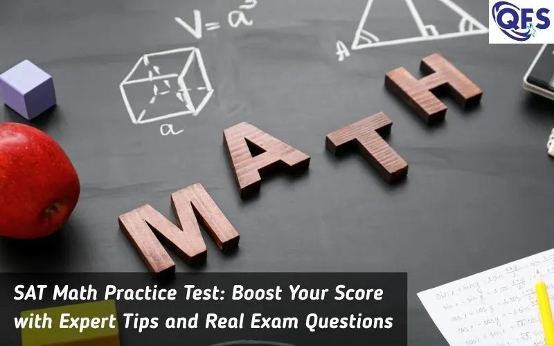 Student attempting SAT math practice test with Quest For Success expert guidance.