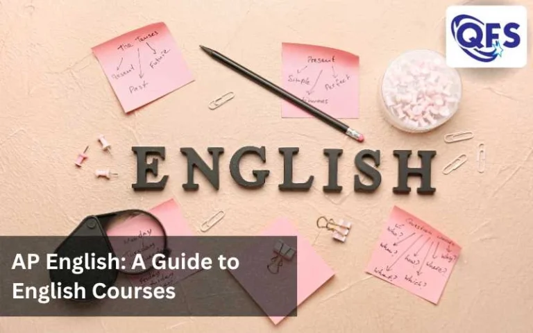 AP English student studying syllabus and practising essay writing for the exam