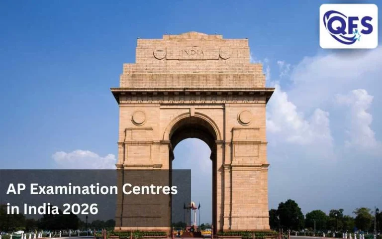 Students preparing for AP exams at an authorised AP examination centre in India.