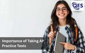 Students preparing for AP exam questions through an AP test practice session.