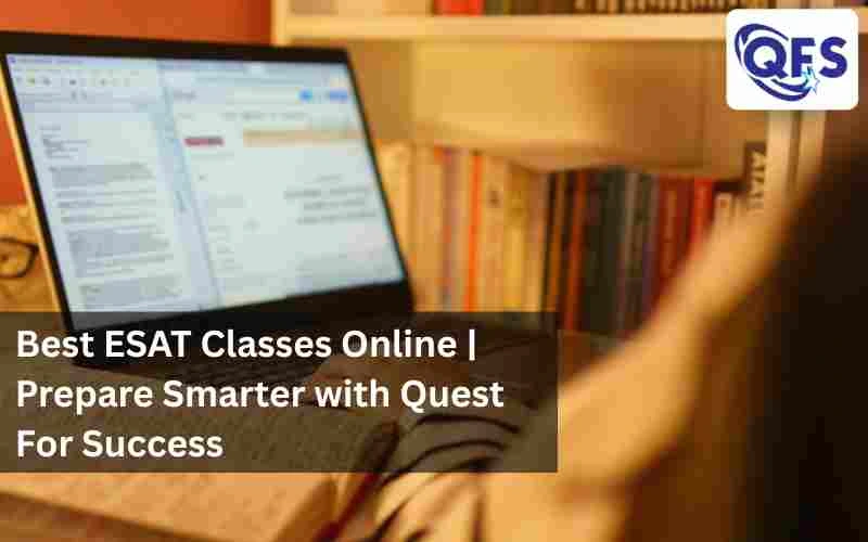 Student attending the best ESAT classes online