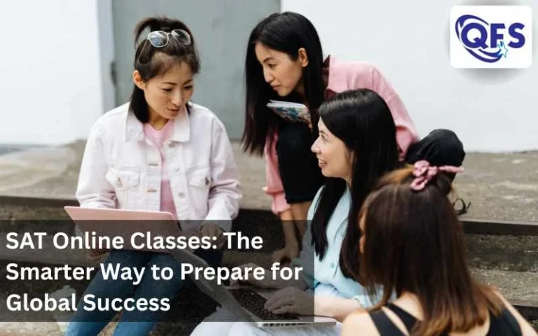 Students attending SAT online classes to prepare for global academic success