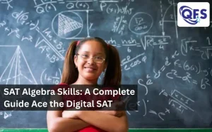 Student reviewing algebra concepts for the SAT