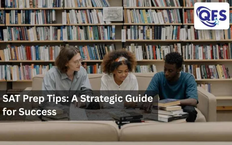 Students taking SAT practice test in a quiet study environment