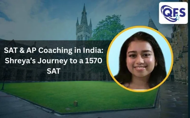 Student achieving high SAT and AP scores after coaching