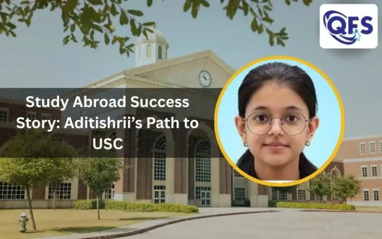Study abroad success story of a student admitted to USC for Design and Innovation