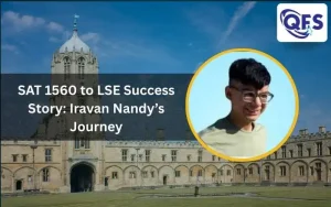 Student achieving SAT 1560 to LSE Success Story through structured preparation