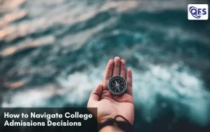 Student reviewing college admissions decisions with guidance from Quest For Success