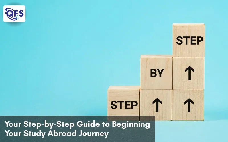 Student starting their study abroad journey with guidance from Quest For Success