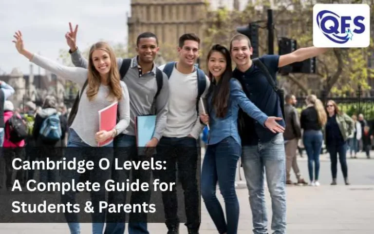 Students preparing for Cambridge O Levels in a study environment