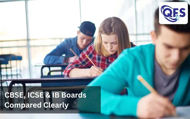 comparison of CBSE, ICSE, and IB education systems.