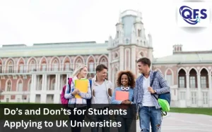 Student applying to UK universities through UCAS