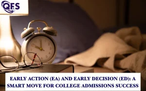 Students discussing Early Action and Early Decision with Quest For Success guidance