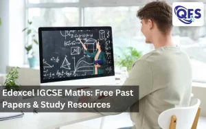 Student solving Edexcel IGCSE Maths past paper