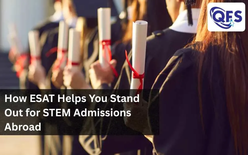 Student preparing for ESAT exam for STEM admissions