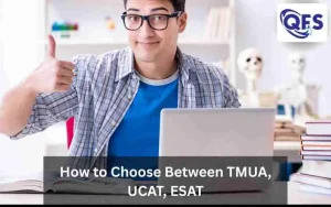 Students comparing TMUA, UCAT and ESAT admissions exams