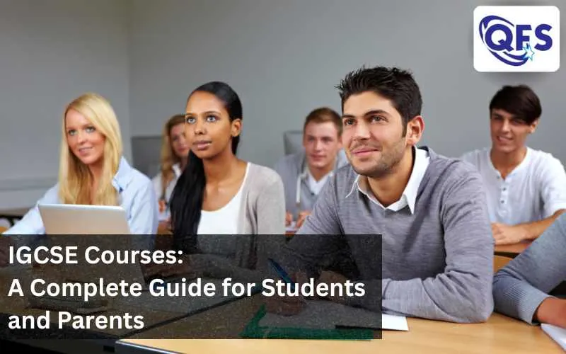 Students studying together representing IGCSE Courses learning environment