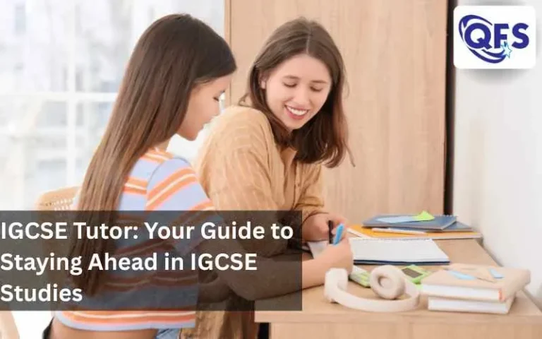 IGCSE tutor guiding a student during a personalised study session