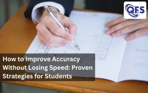 Student practicing timed exam questions for accuracy and speed