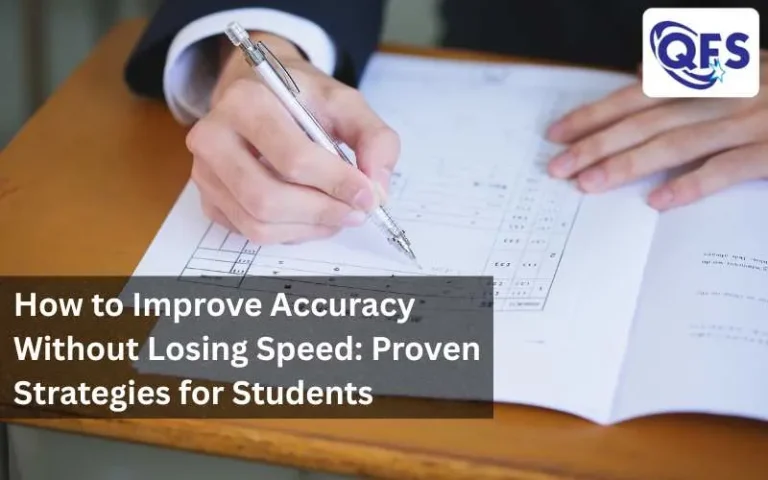 Student practicing timed exam questions for accuracy and speed