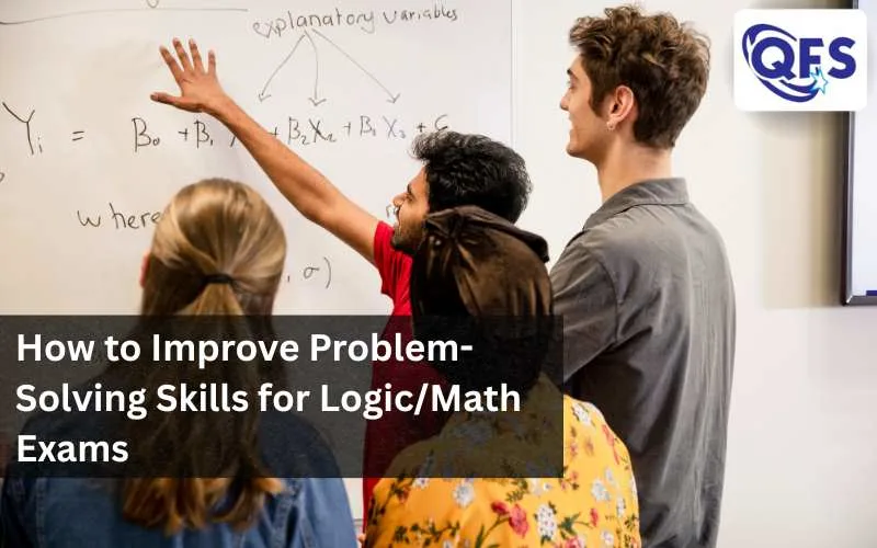 Student solving complex math problems to improve problem-solving skills