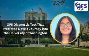 Student taking the QFS Diagnostic Test for SAT, ACT, and AP readiness