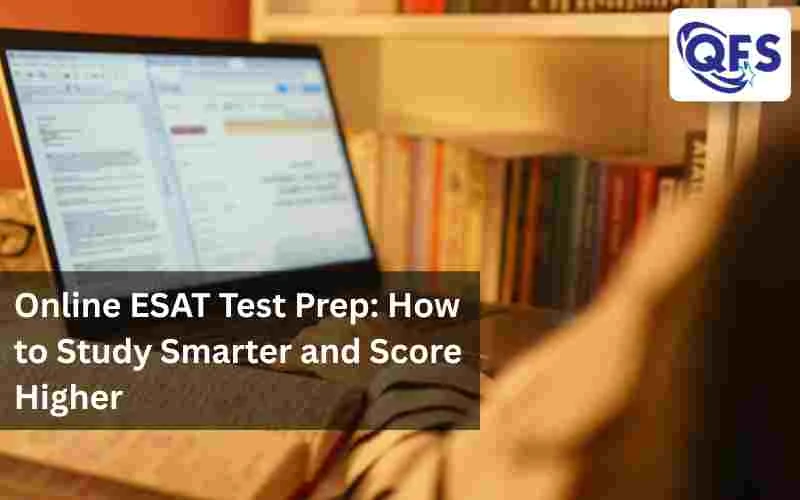 Online ESAT Test Prep showing interactive discussions between tutor and student