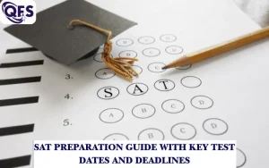 Student preparing for the SAT with study materials, highlighting SAT 2026 test dates & deadlines