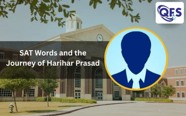 Portrait of student Harihar Prasad celebrating high SAT and AP success.