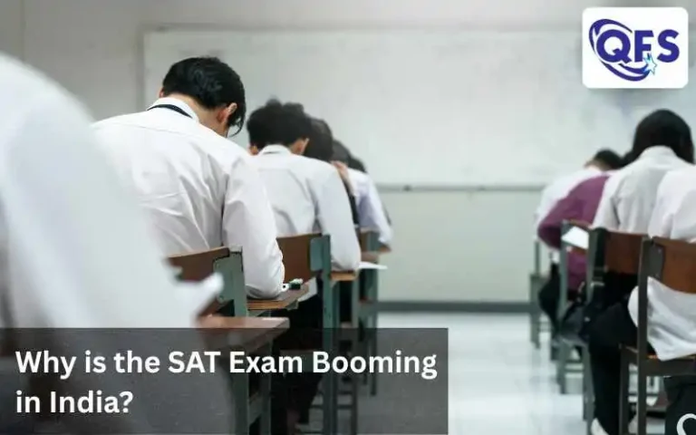 Students writing the SAT Exam in India.