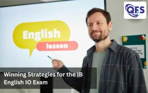 Student preparing for the IB English IO with expert guidance.