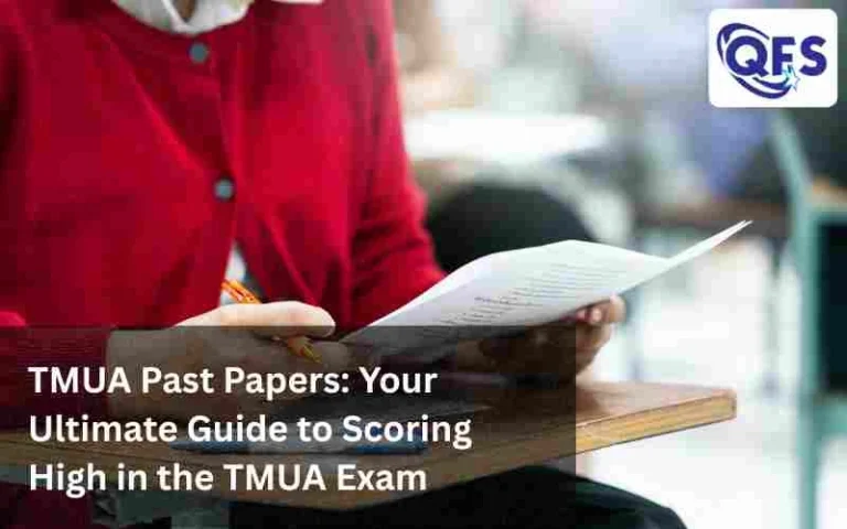 Students practicing TMUA Past Papers during TMUA exam preparation at QFS