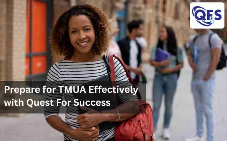 Student preparing for the TMUA exam through Quest For Success online coaching
